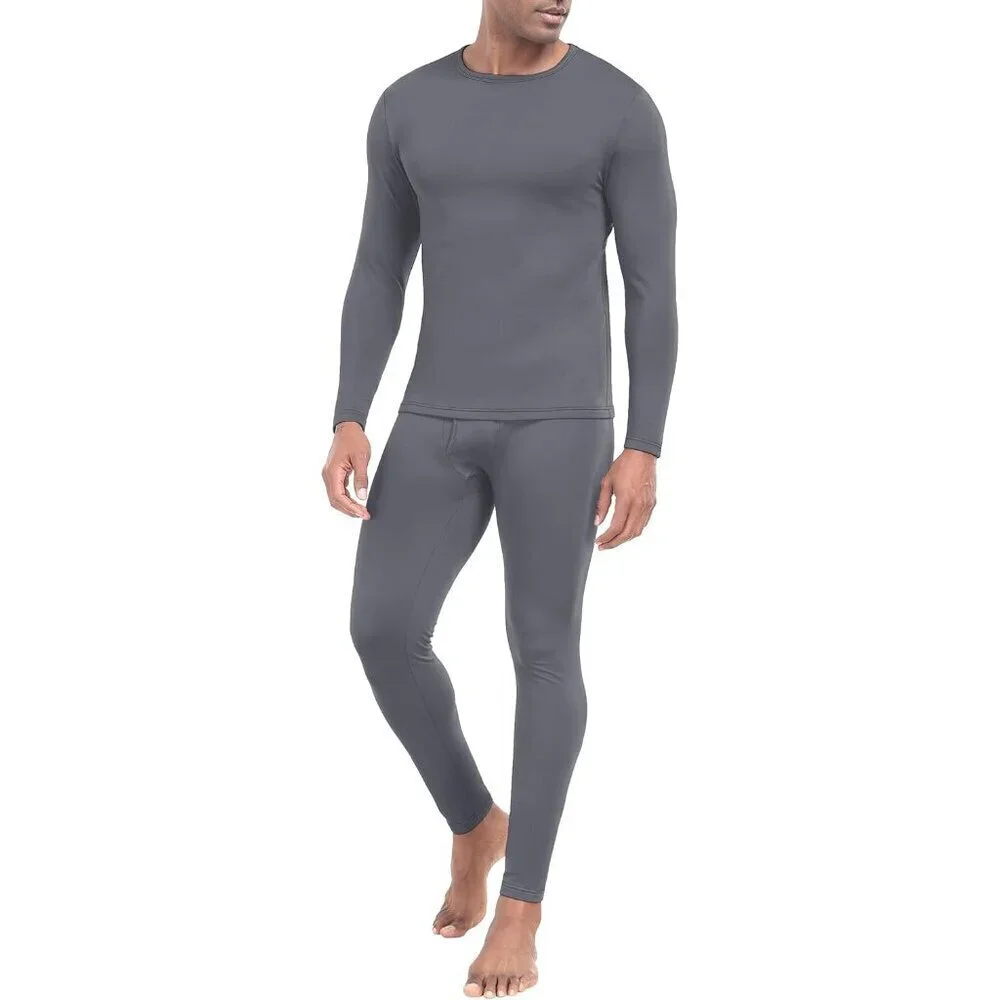 Men's Thermal Underwear Long Johns - Cold Weather Base Layer Set Elasticity Top
